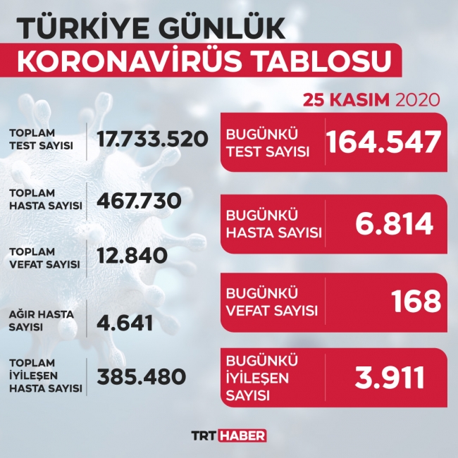 Türkiye'de COVID-19'dan ölenlerin sayısı en yüksek seviyede